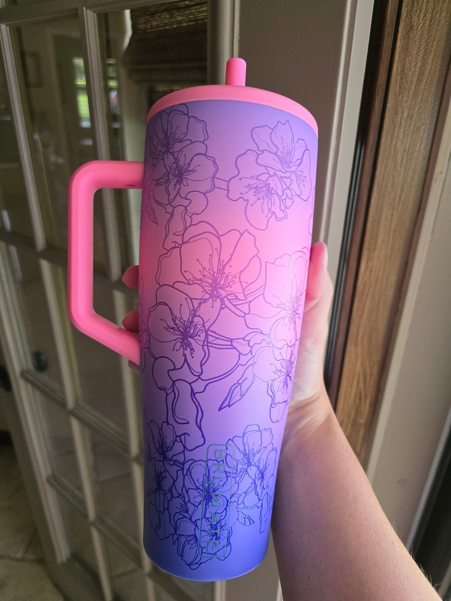 Custom Dyed 40oz Brumate Cherry Blossom Era