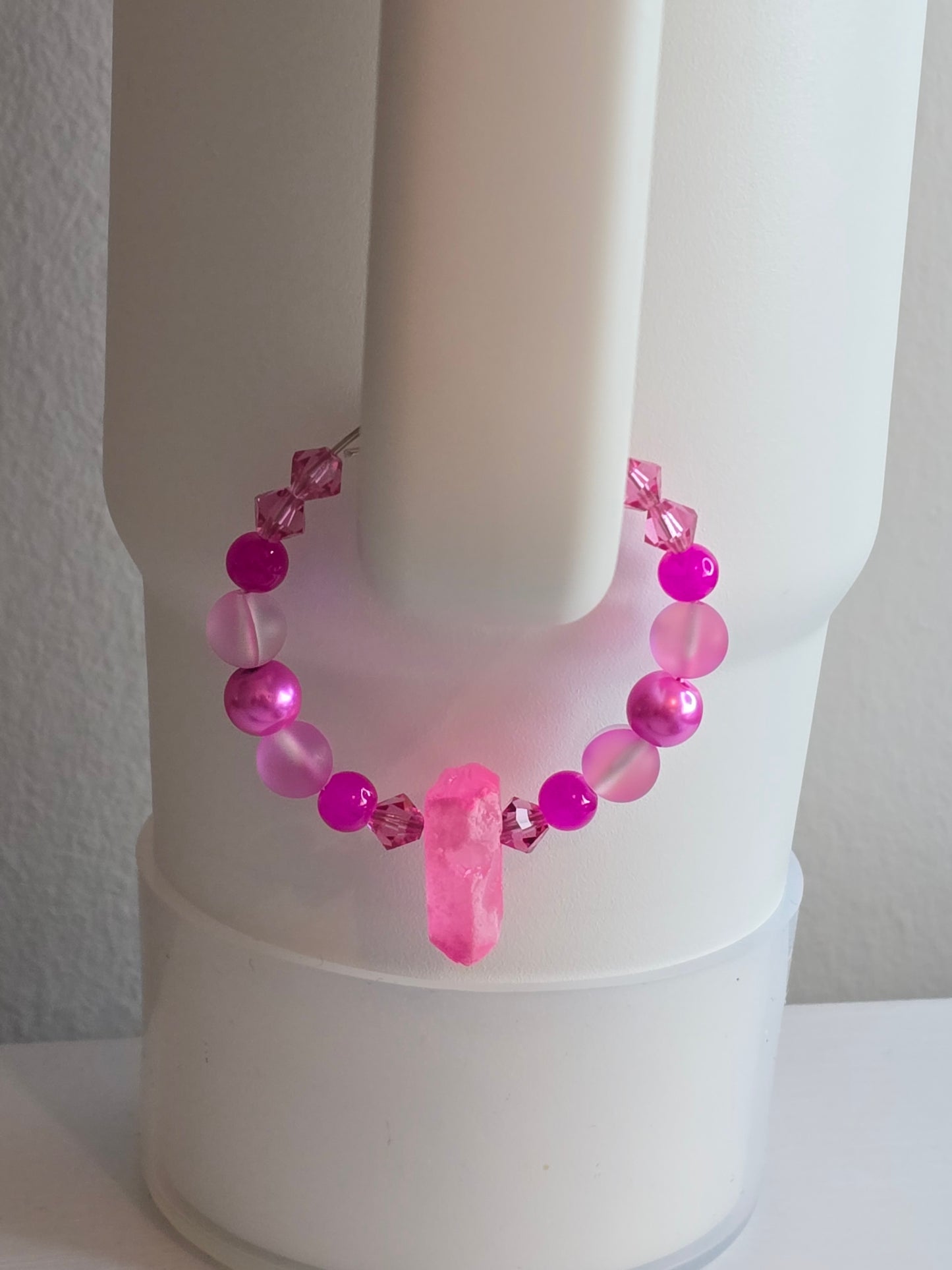 Gorgeous Pink Handle Charm