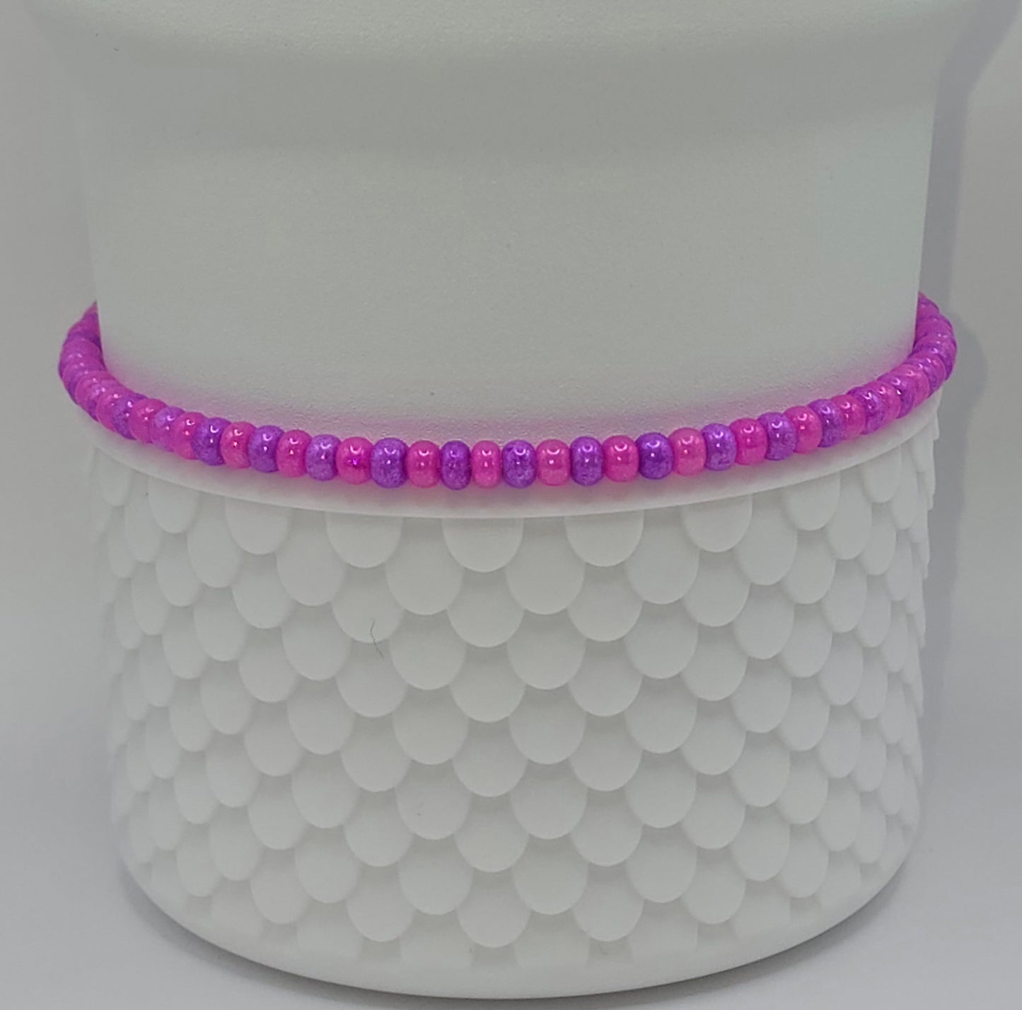 Boot Bracelet: Hot Pink and Purple