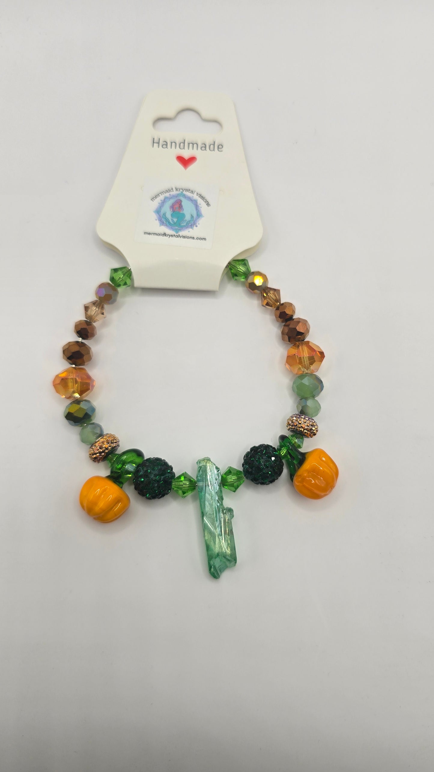 Handle Charm: Pretty Pumpkins