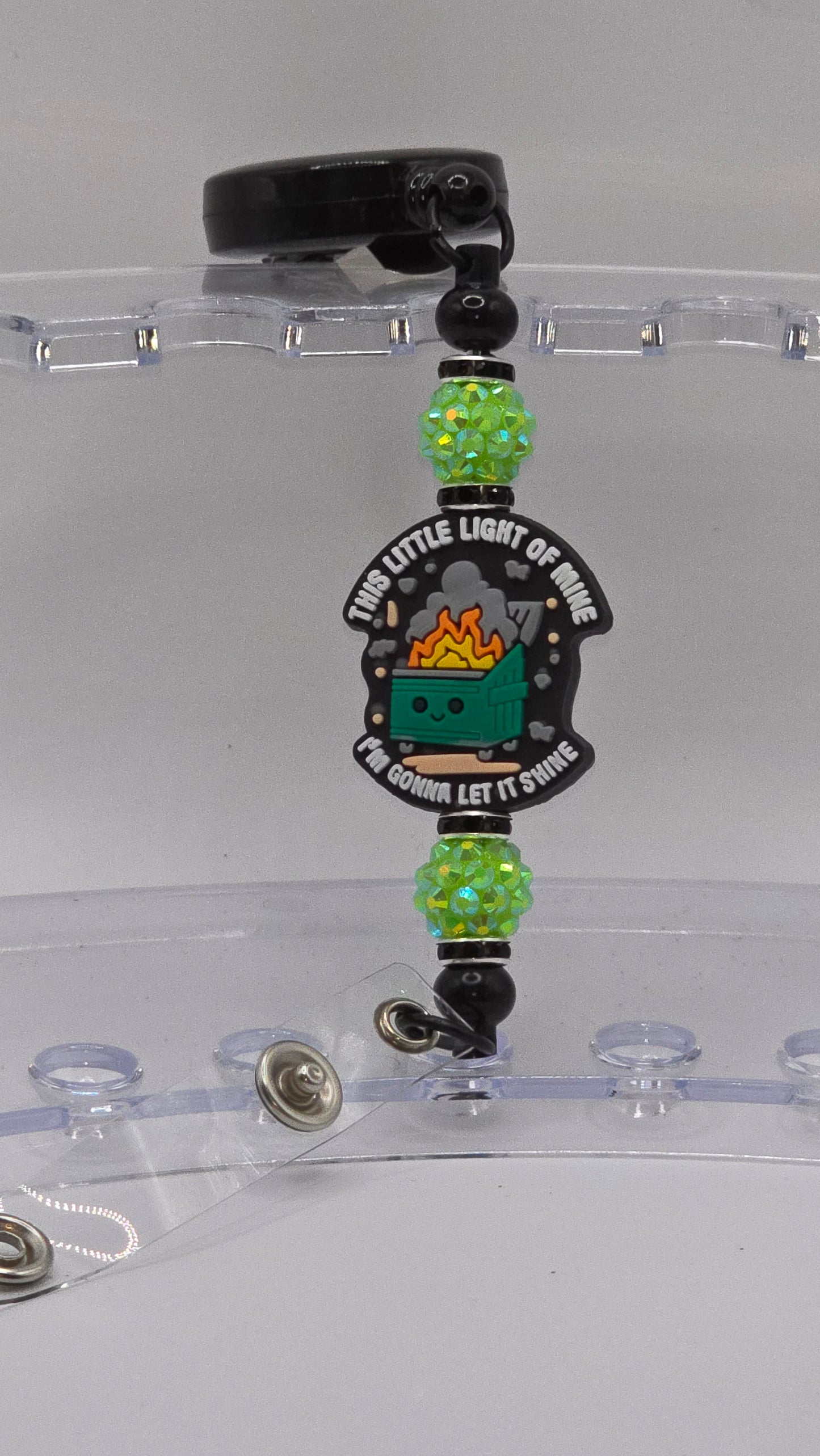 Badge Reel: This Little Light of Mine (dumpster fire)