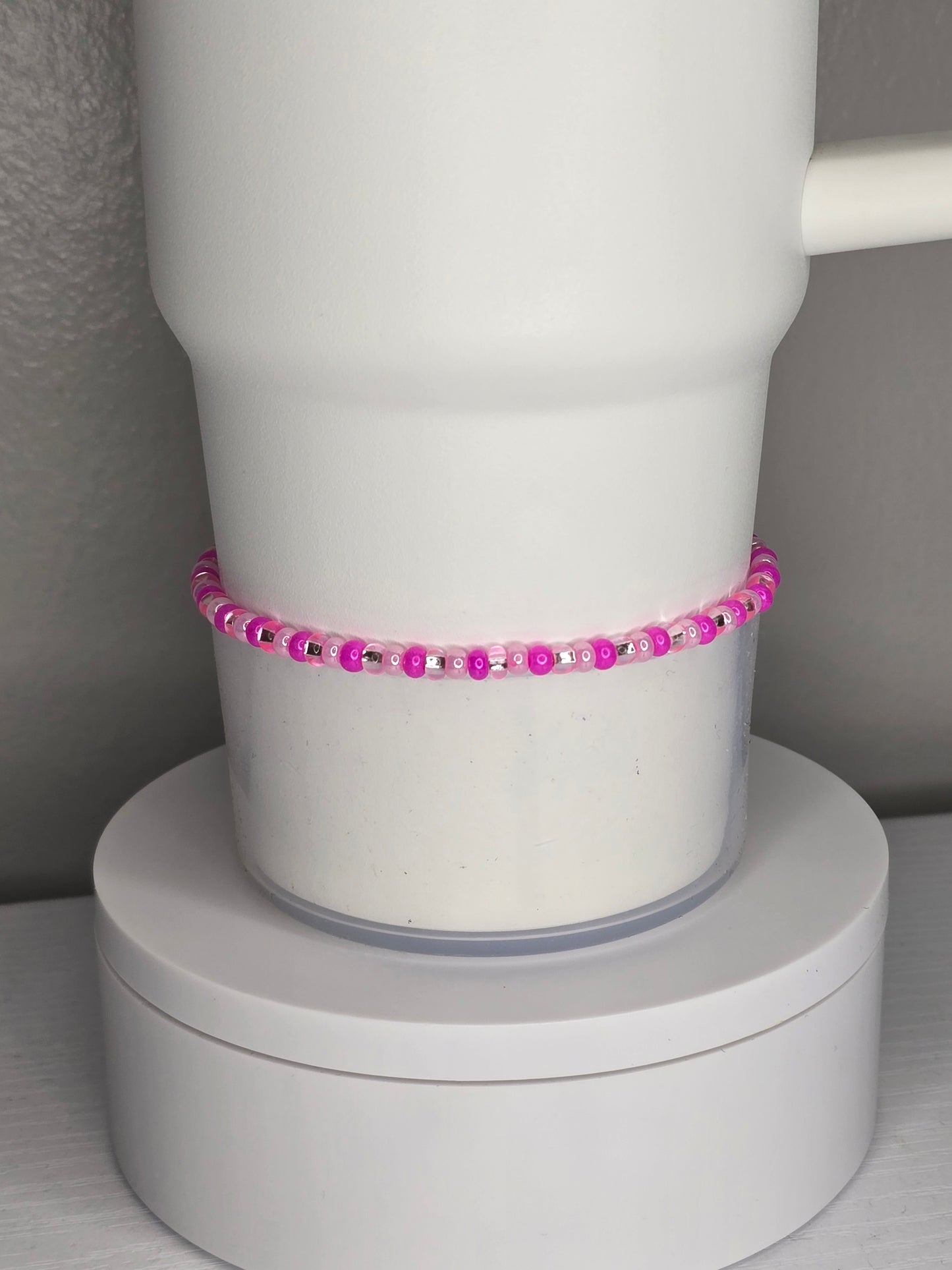 Pink, Pink and Pink! Boot Bracelet