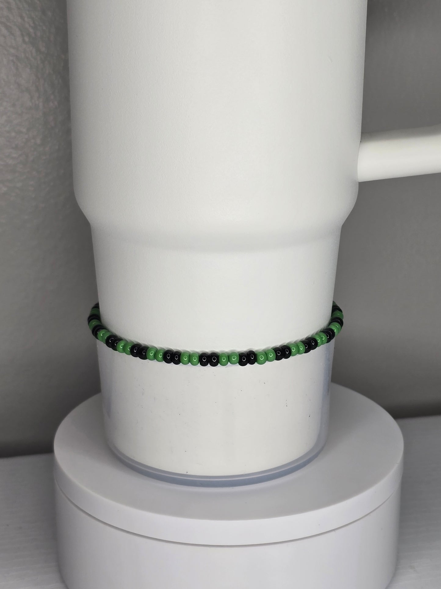 Green and Black Boot Bracelet