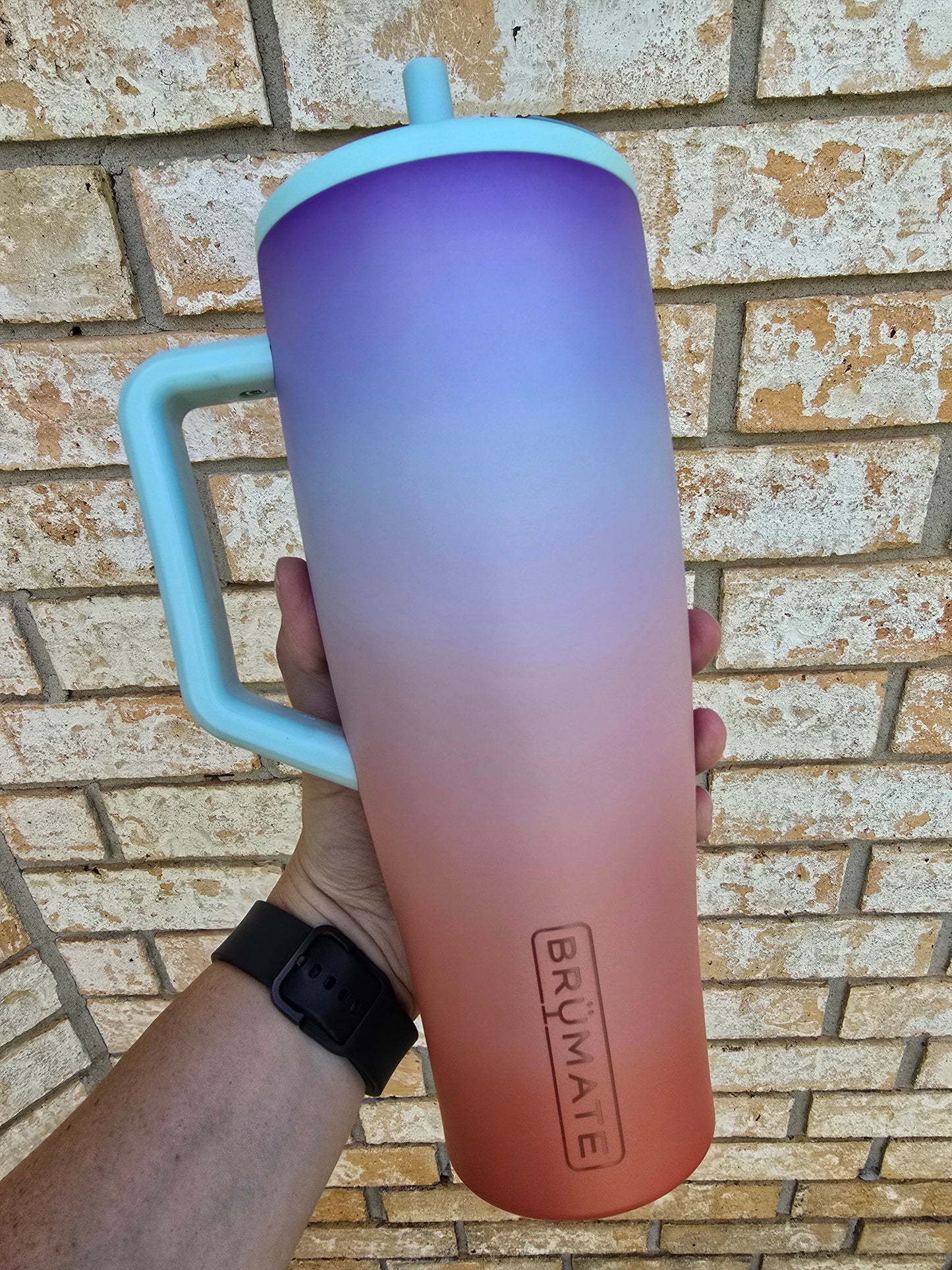 Rushing Sunset Custom Dyed 40oz Brumate Era