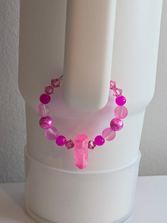 Gorgeous Pink Handle Charm