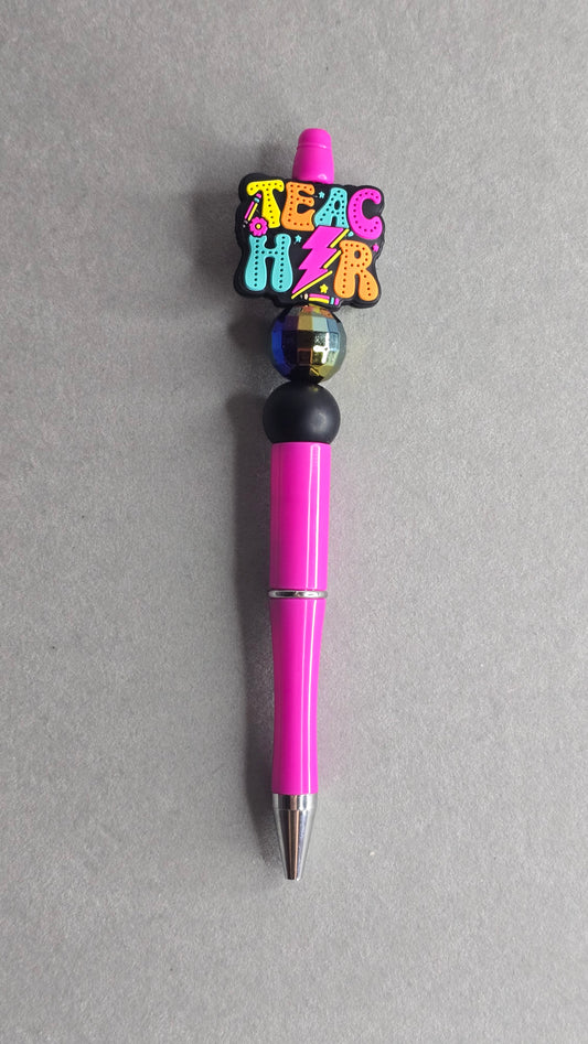Teacher Pen - Pink/Black