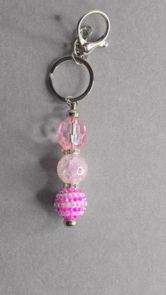 Keychain - Pink Sparkles