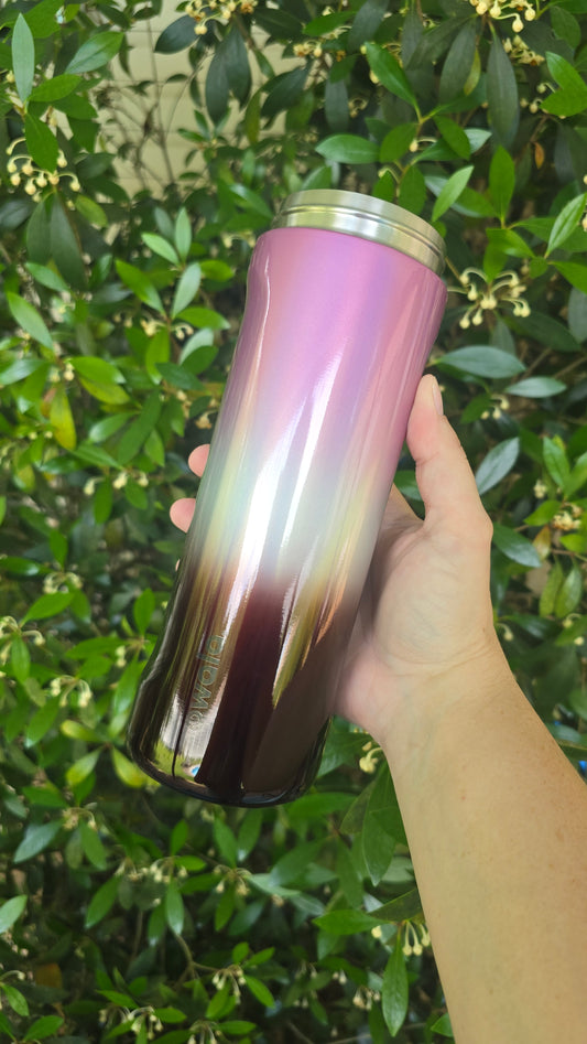 Custom Dyed Tumbler: Neapolitan