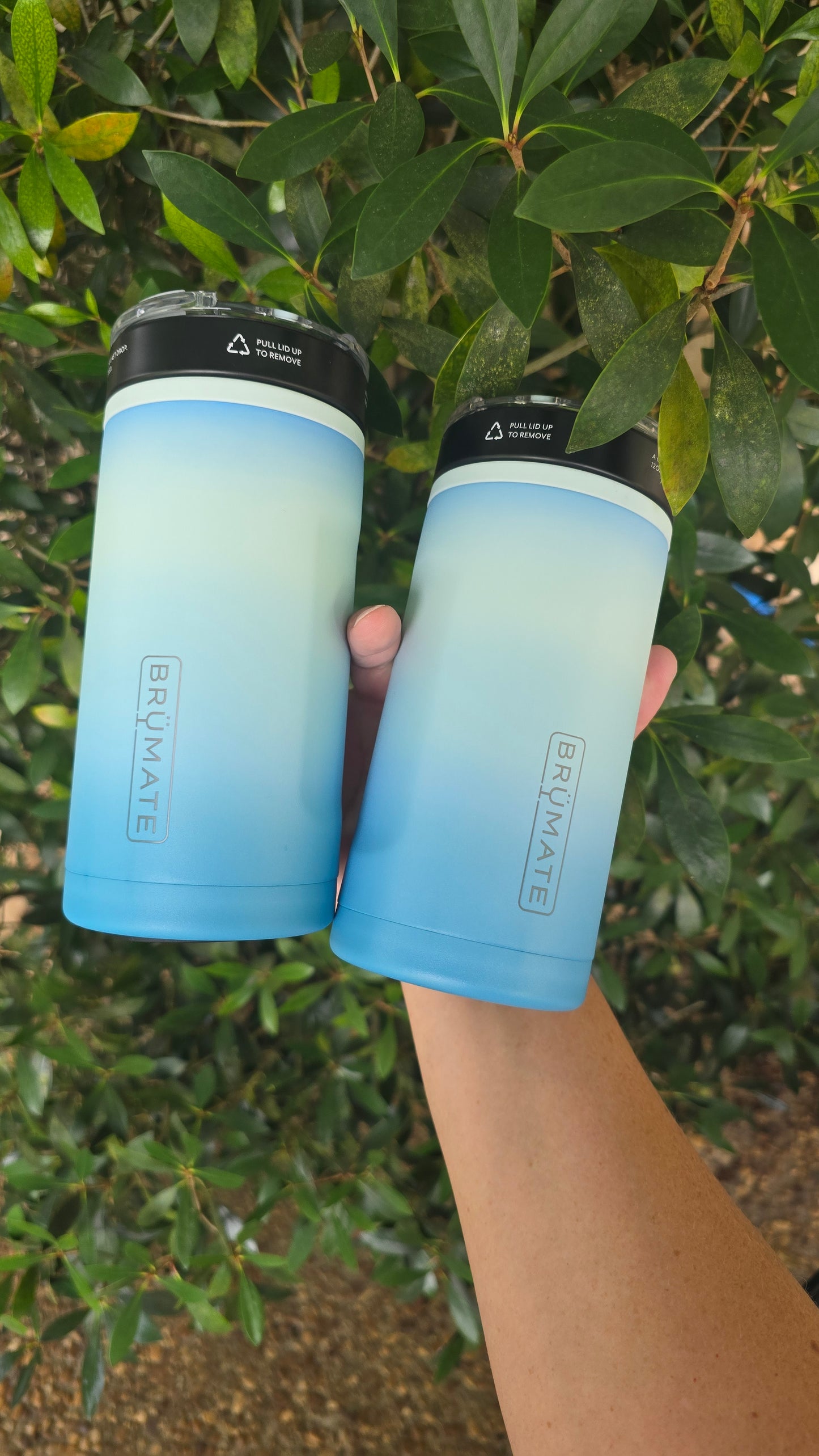 Custom Dyed Tumbler: Brumate Trio (Blue Agave)