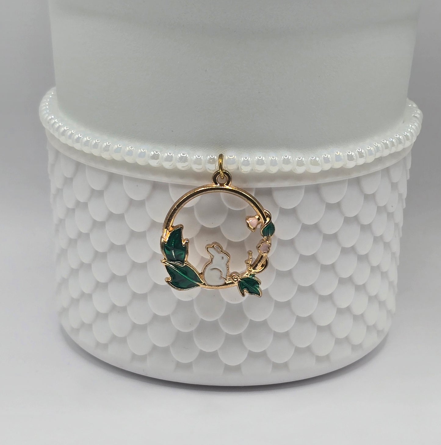 Boot Bracelet: White Rabbit
