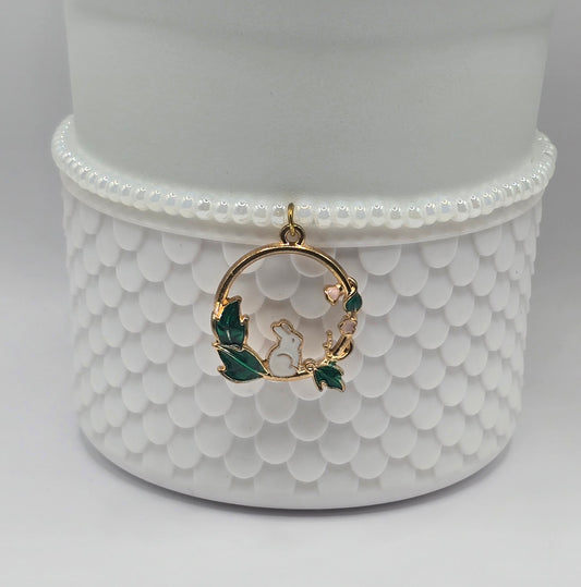 Boot Bracelet: White Rabbit
