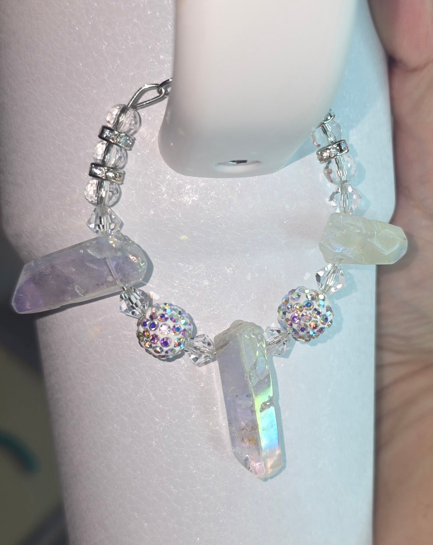 Handle Charm: Sparkly Crystals