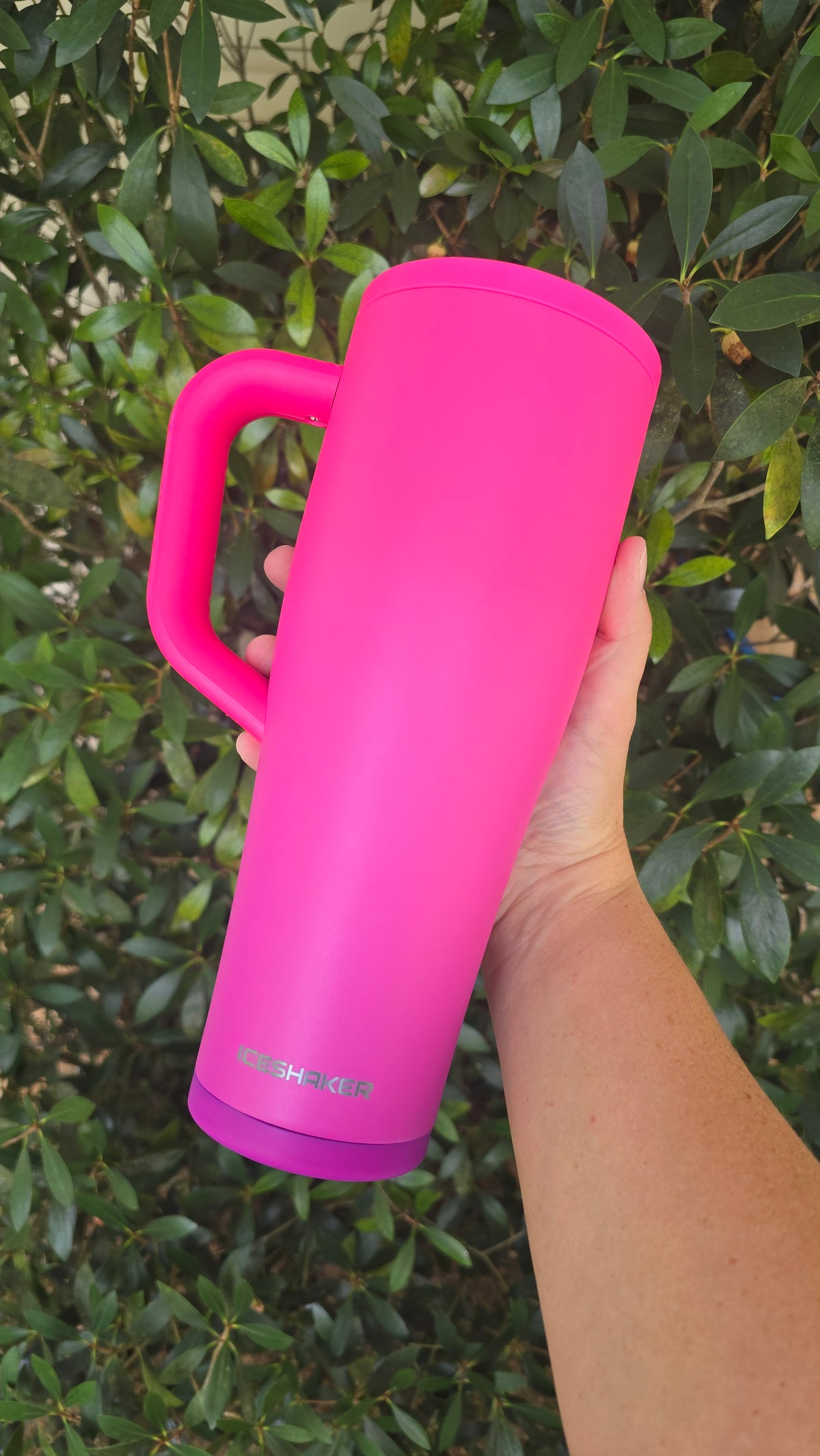 Custom Dyed Tumbler: Vivid Fuchsia