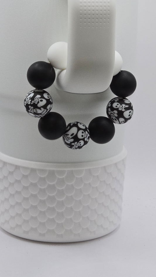 Handle Charm: Skull and Crossbones