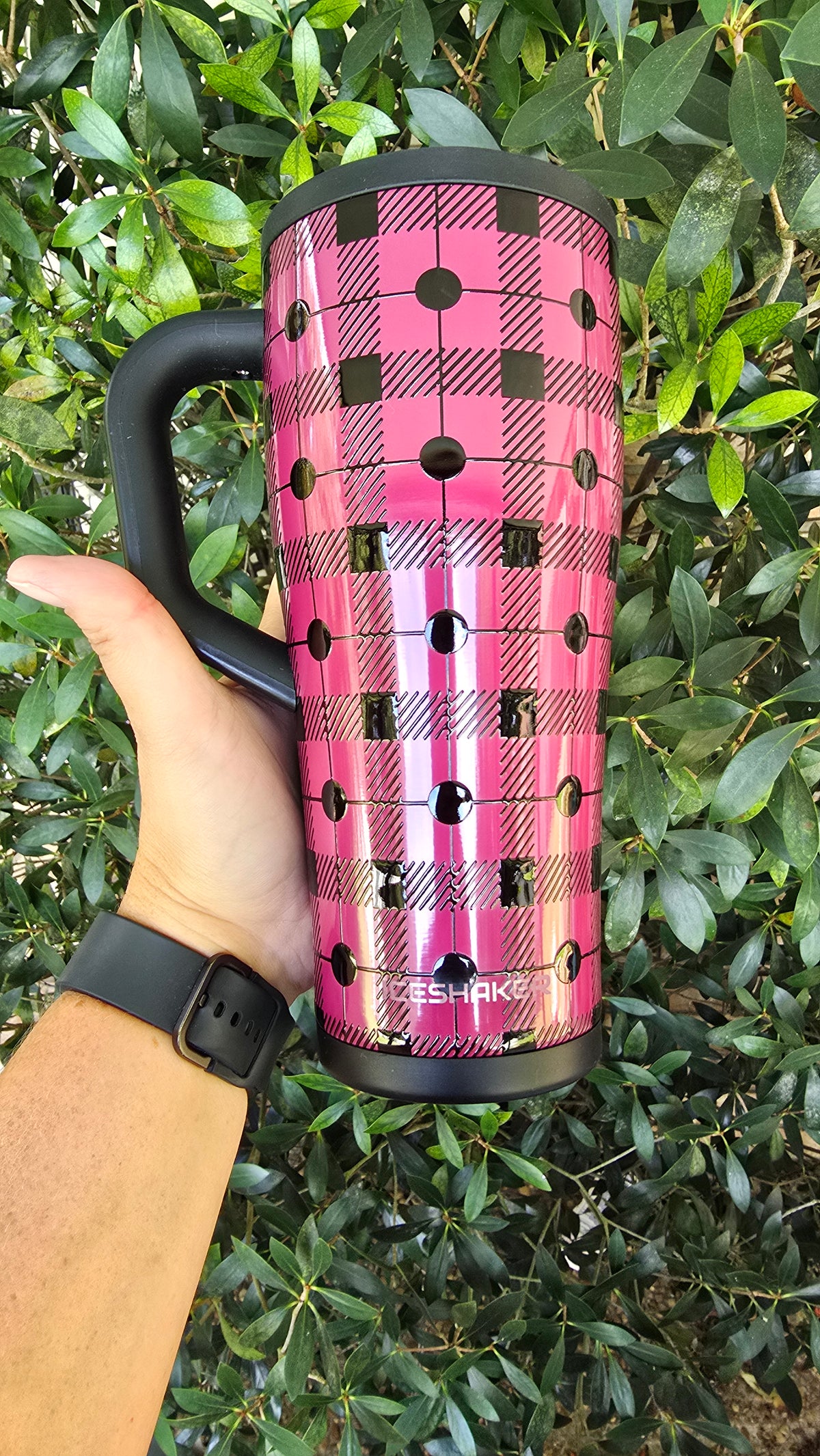 Custom Dyed Tumbler: Plum