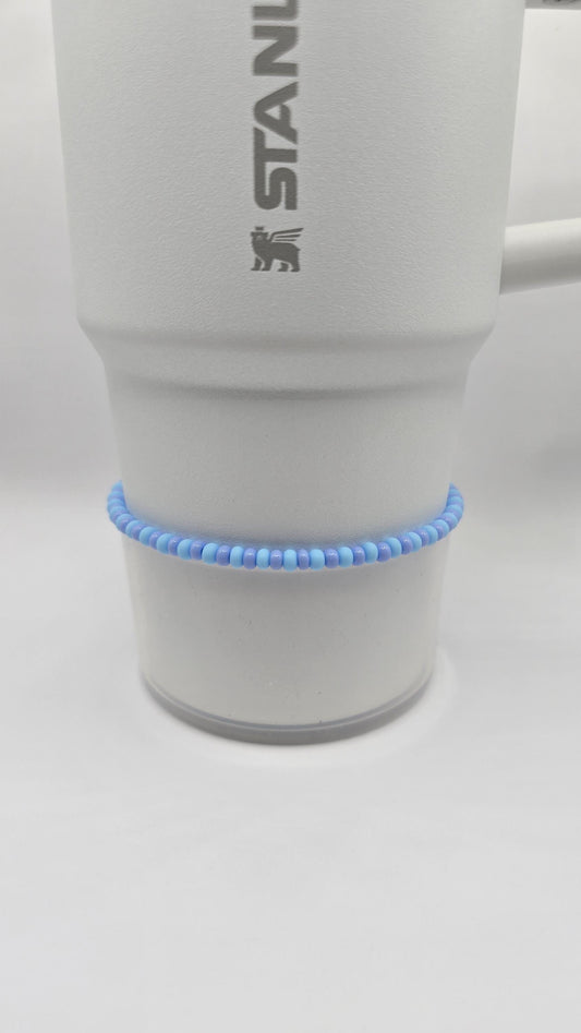 Boot Bracelet: Sky Blue and Periwinkle