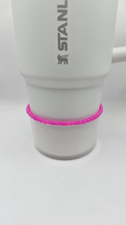 Boot Bracelet: Hot Pink