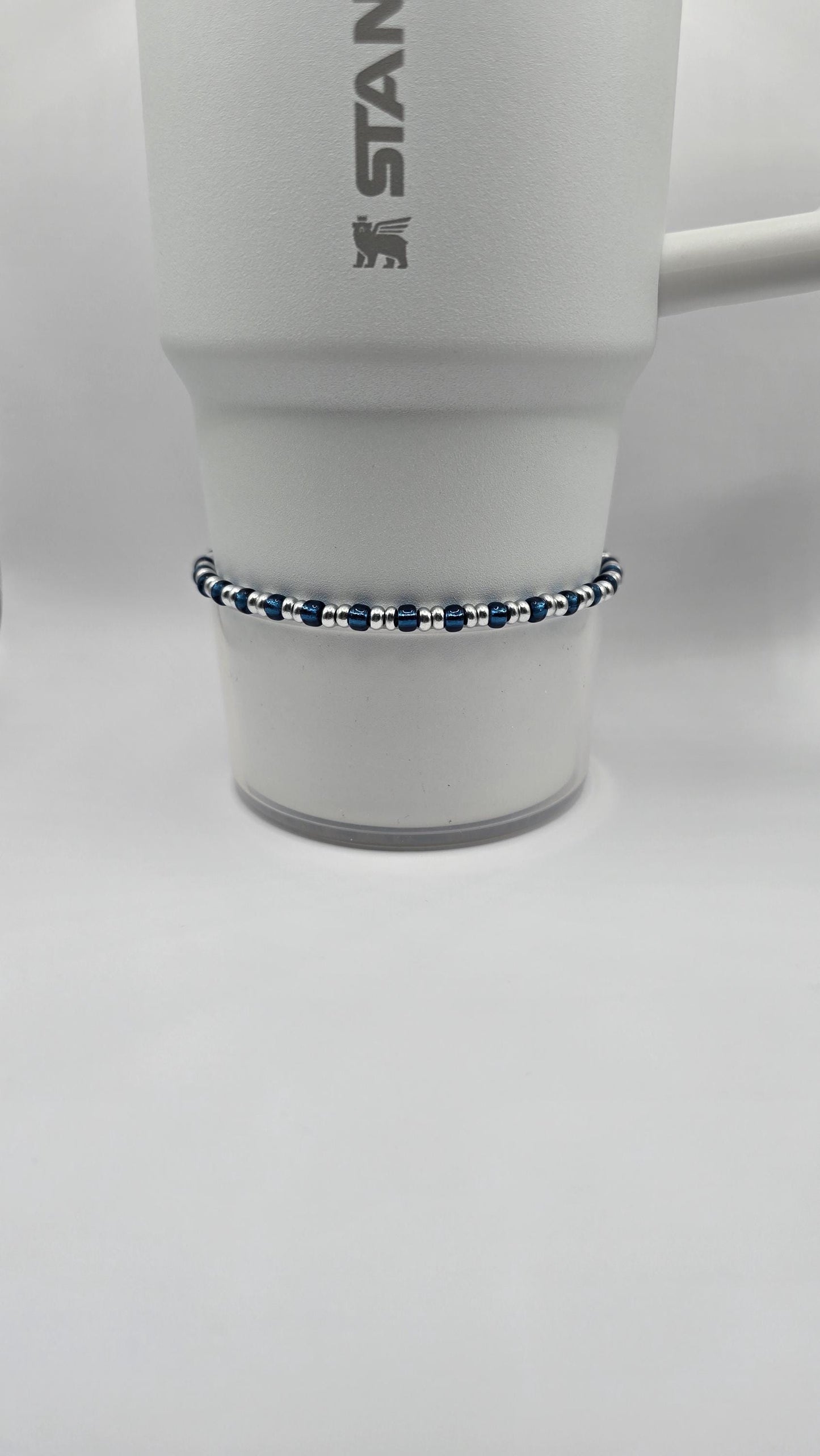 Boot Bracelet: Silver and Turquoise