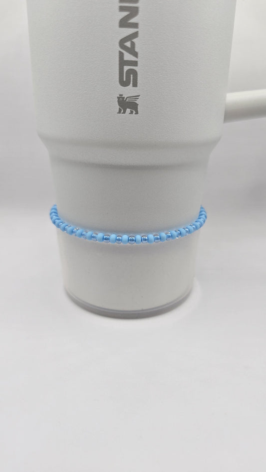 Boot Bracelet: Aqua and Blue