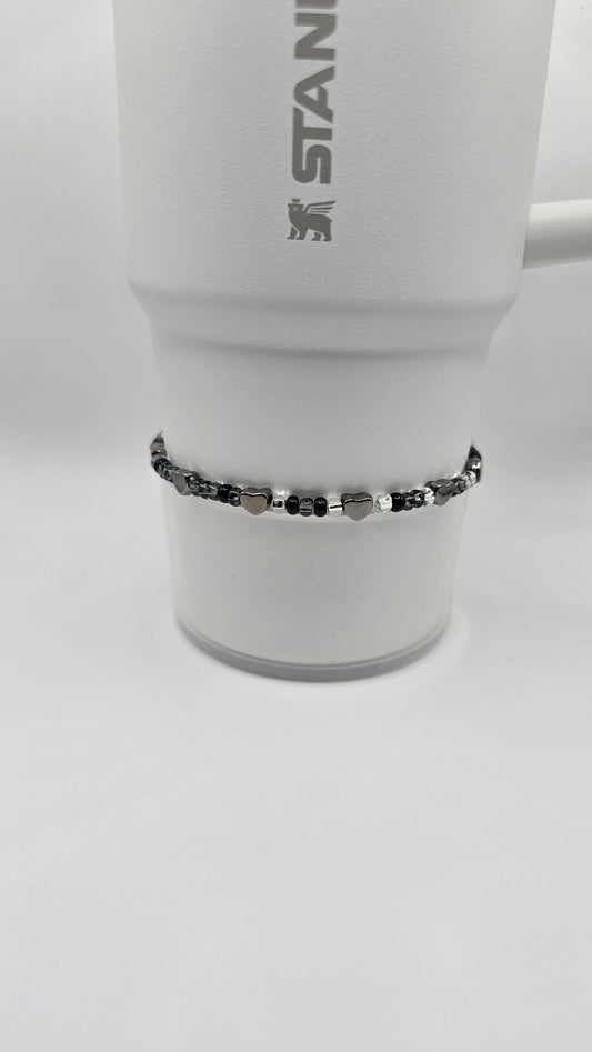 Boot Bracelet: Hearts Ashes