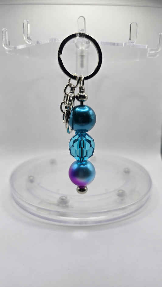 Key Chain: Purple and Blue
