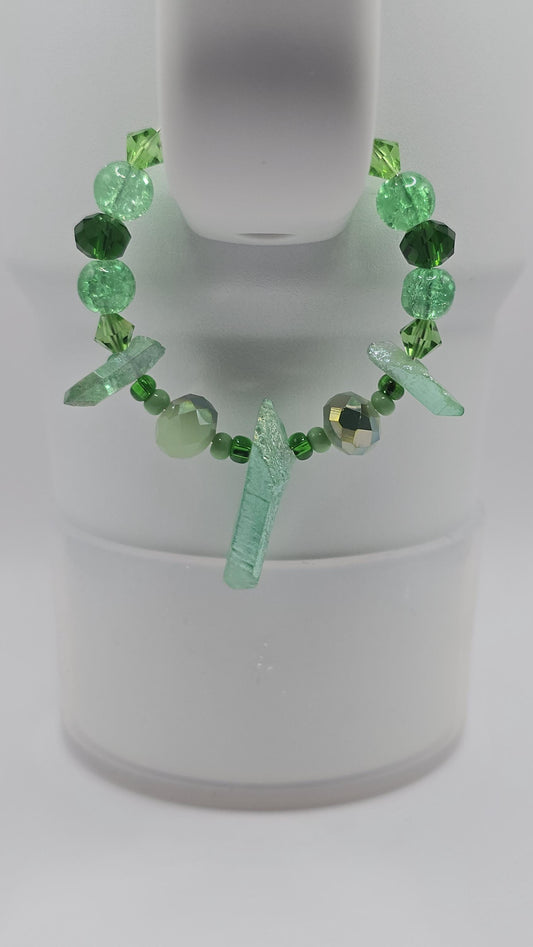 Handle Charm: Emerald Green