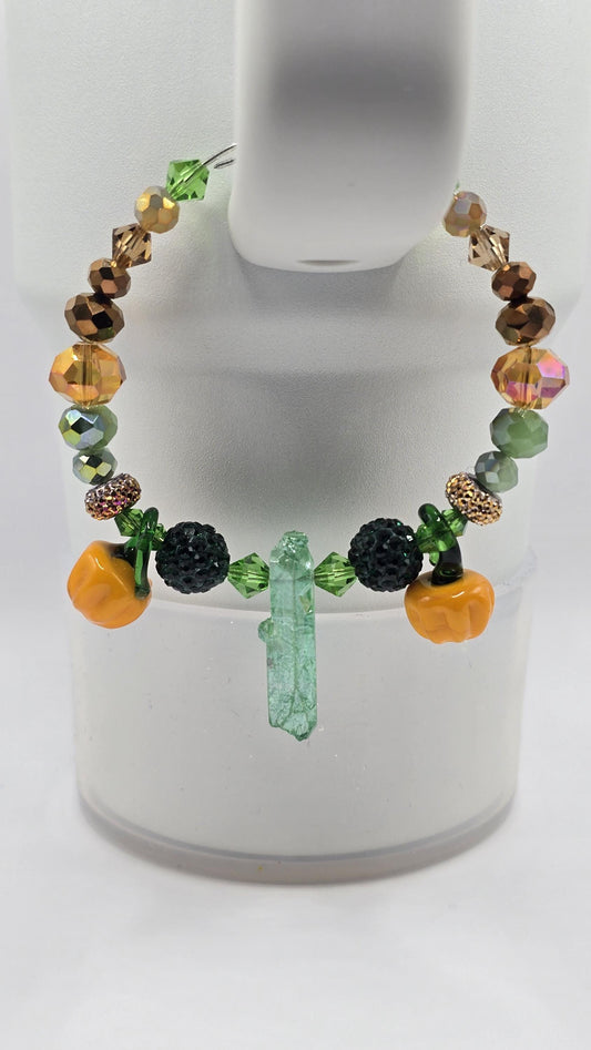 Handle Charm: Autumn Leaves and Pumpkins Please