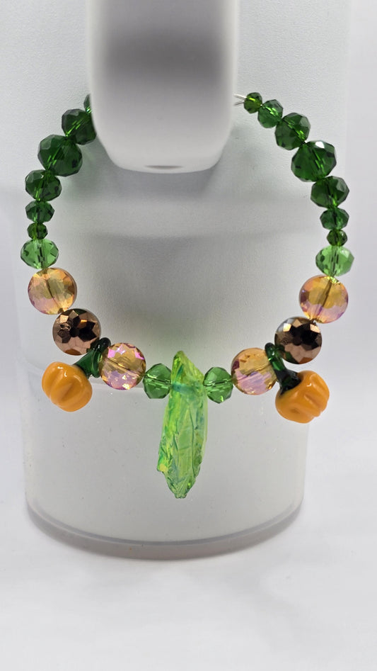 Handle Charm: Pumpkin Vines