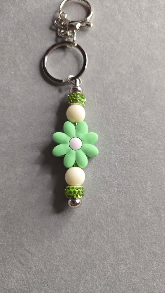 Keychain - Green and White